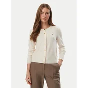 Tommy Hilfiger Pletena jopica WW0WW51439 Kremna Slim Fit