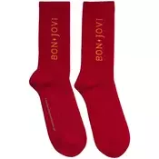 Bon Jovi Original Logo Red 40-45 Nogavice