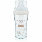 Nuk steklenička steklena Perfect match 230 ml rainbow