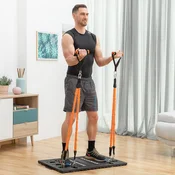 InnovaGoods Vgrajen prenosni sistem usposabljanja z vodnikom za vadbo Gympak Max