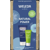 Weleda Set Natural Power Skin food light krema, 75 ml + Tuš gel, 200 ml GRATIS