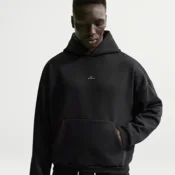 Mikina Nike Standard Issue Mens Therma-FIT Brushed Basketball Pullover Hoodie Black/ Pale Ivory S