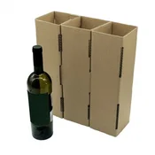 Škatla vložek za 3 steklenice 315x105x355mm wk1