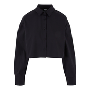 Womens oversized blouse black