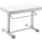 Konig & Meyer 14080 Piano Bench Uplift Pure White Imitation Leather