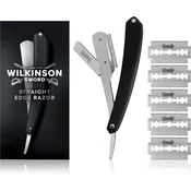 Wilkinson Sword Brivnik Cut Throat + rezila Double Edge 5 kosov
