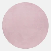 XXXL Preproga Z Visokim Florom Pouffy, Roza, 120cm