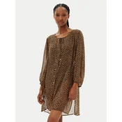 Srajca MICHAEL Michael Kors rjava barva, MM54791