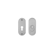 Dodatna varnostna rozeta MP MPK SECURO A01 PLUS - OR (F9 - eloksirano nerjaveče jeklo), PZ PLUS z luknjo za vložek, MP F9 (aluminij, nerjaveče jeklo)