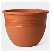 TRPEŽEN plastični cvetlični lonec 30 cm TERRACOTTA