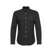 POLO RALPH LAUREN Poslovna srajca, črna