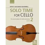 BLACKWELL:SOLO TIME FOR CELLO BOOK 2 CELLO AND PIANO + AUDIO ACCESS