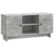 TV omarica 102 x 34,5 x 50 cm Betonsko siva Inženirski les
