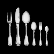 Zepter stainless steel cutlery set VENUS - 36 pieces, set for 6 persons, traditional design, stainless steel