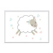 shumee SLIKOVNI PLAKAT V OKVIRJU A4 cm Ovca PD204