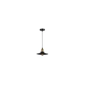 Luster LOFT na sajli, 1xE27/60W/230V, precnik 22 cm, crna
