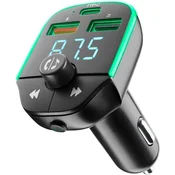 CellularLine Cellularline FM oddajnik za avto, Bluetooth, USB, 20W polnilec