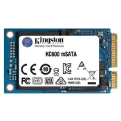 SSD KINGSTON KC600/256GB/interni/2.5/SATA3/crna