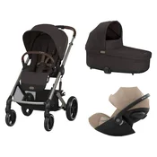 Cybex Voziček 3v1 ALBE Balios S Lux chocolate brown