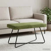klop Svetlo zelena 80 x 40 x 45 cm Žamet