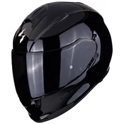 Integralna motociklisticka kaciga Scorpion Exo-491 Jednobojna crna sjajna