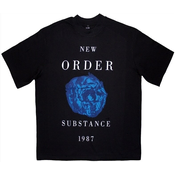 New Order Majica Substance 1987 Unisex Black 2XL