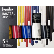Liquitex Basic Set akrilnih barv 5 x 118 ml