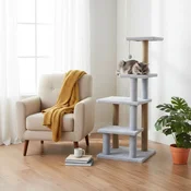 Paws & Whiskers Grebalica za macke Alessi, Siva