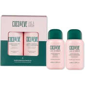 Coco & Eve Travel Kit Super Hydration Potovalni set za sijaj in mehkobo las 1 kos