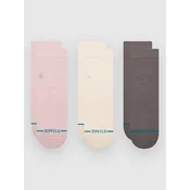 Stance Icon Quarter 3 Pack Socks lilac
