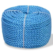Vidaxl Zvita vrv polipropilen 10 mm 100 m modra