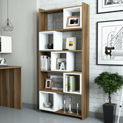 HANAH HOME Polica za knjige Box Walnut White