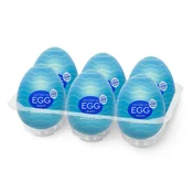Set masturbatorjev Tenga Egg - Wavy II Cool, 6 kos