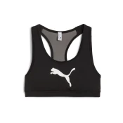 Womens Puma 4KEEPS Bra, Black, Size S, Clothing