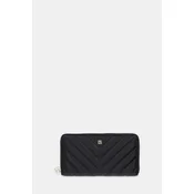 Denarnica HUGO Chris 2.0 QU_Zip Aro ženska, črna barva, 50557991