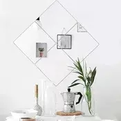 ReflectMirror, stenske nalepke z učinkom ogledala (4 kosi)