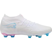 PUMA FUTURE 9 ULTIMATE WHITE FG Football Boots Unisex, Sport, White/Luminous Blue/Luminous Pink, 48
