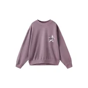MANGO KIDS Majica AFIELD lila/temno liila/bela