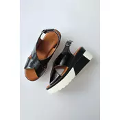 Obuca Trend Ženske sandale sa platformom S1282, Crne