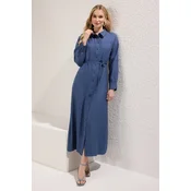 Trendyol Modest Ženska haljina Tctss25Eb00093, Tamnoplava