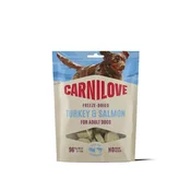 Carnilove Dog Freeze-Dried priboljški, puran in losos - 60 g