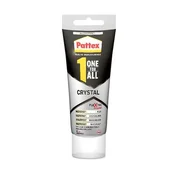 Lepilo, gradbeno-montažno, 90 g, HENKEL Pattex One for All Crystal
