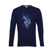 U.S. POLO ASSN. Majica  mornarska / svetlo modra