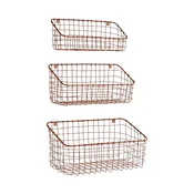 Madam Stoltz Stenska košara za shranjevanje 3-pack