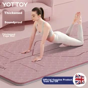 Yottoy Prostirka za jogu, 185x80cm, Roze