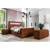Boxspring postelja Singapur Lux - 160x200 cm