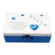 Kutija uspomena personalizirana imenom - poklon za rodenje, krštenje ili rodendan djeteta - 7. 20x30x10cm - 154366