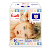 Trudi Baby Care večnamenska vpojna podloga 60x60 cm, 10 podlog