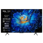 TCL Smart televizor 50C61KS, 50, 4K UHD, Crni
