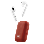 Slušalice+mikrofon TnB Shiny - White/Red - Bluetooth